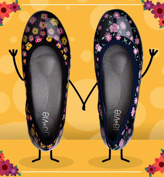 Little Bloomers Baby Navy Floral Jelly Shoes