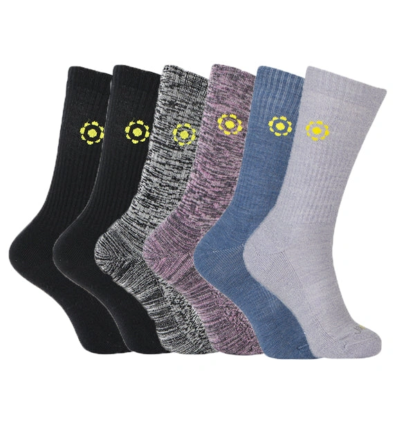 Cozy Luxe Merino Crew Socks 6-Pack Your Everyday Comfort